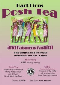 Posh Tea Poster 2023