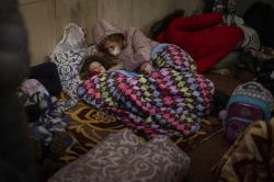 Families taking refuge - Ukraine