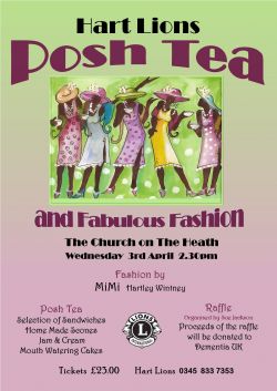 Posh Tea Poster 2024